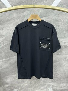 Maison Margiela マルタンマルジェラ メンズ　Tシャツ　数字ロゴ　半袖　コットン　M-3XL　サイズ選択可能　MM6