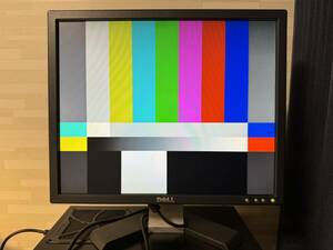 DELL liquid crystal monitor E196FPb cable attached 