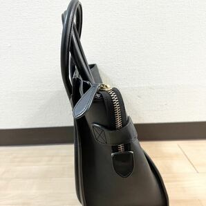 【希少品】セリーヌ CELINE ハンドバッグ ラゲージマイクロショッパー レザー 黒 バッグの画像7