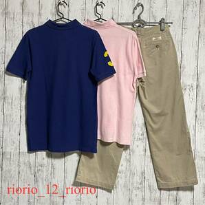 287 POLO Ralph Lauren ポロラルフローレン 男の子まとめ売り ビッグポニー半袖ポロシャツ ポロシャツ コットンパンツ size160・170の画像2