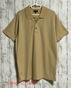 481　BURBERRY GOLF　バーバリーゴルフ　ゴルフシャツ　ポロシャツ　コットン混　sizeS