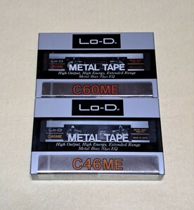 【未開封 テープ同梱可】日立 Lo-D C46ME C60ME TYPE Ⅳメタルカセットテープ 2本セット 未使用 動作未確認 包装に極小の破損有り 現状品 