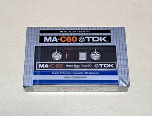 [ unopened tape including in a package possible ]TDK MA-C60 TYPE IV metal cassette tape unused operation not yet verification packing film . damage equipped present condition goods Vintage 