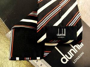 ●bv1397●良品●【ｄunhill】ダンヒル【人気の中細】ネクタイ