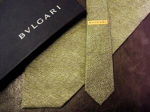 ●bv1428●良品●【BVLGARI】ブルガリ「最高級セッテピエゲ」 ネクタイ