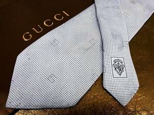 ●bv1552●良品●グッチ【GUCCI】 Ｇロゴ柄 ネクタイ