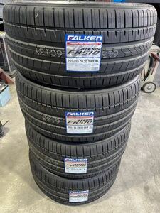 265/35ZR20 ファルケン FALKEN 新品未使用 22年製 4本セット 送料無料