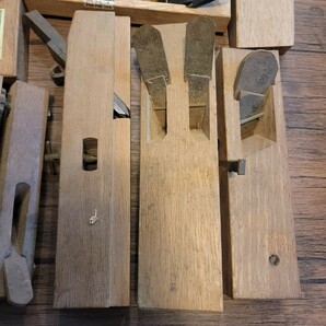 かんな 鉋 大工道具 古道具 家具職人ハンドツール 工具 特殊鉋 カンナ サビや汚れあり の画像5