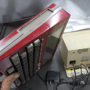 動作品 NEC PC-8201 PC-DR311 ハンドヘルドコンピュータ とデータレコーダーの画像7