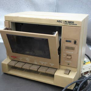 動作品 NEC PC-8201 PC-DR311 ハンドヘルドコンピュータ とデータレコーダーの画像4