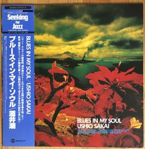 酒井潮 / Blues In My Soul 帯付き LP レコード Yupiteru Records YJ25-7019