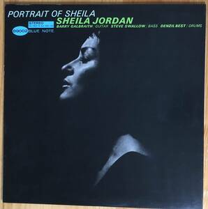美盤 見本盤 SHEILA JORDAN シェイラ・ジョーダン / PORTRAIT OF SHEILA LP レコード blue note GXH-3503
