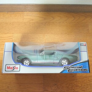 《送料無料》Maisto マイスト 1/18 SPECIAL EDITION 1967 Ford Mustang GTA Fastback フォード マスタング 緑 スポーツカー ミニカー