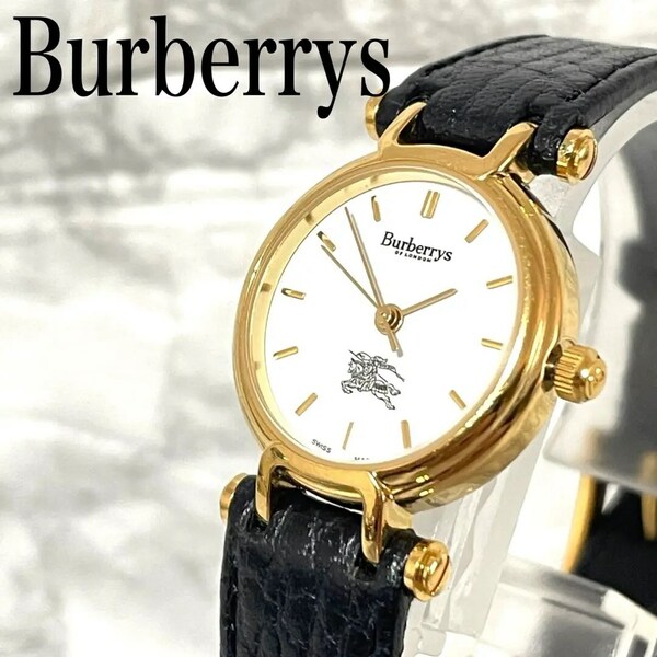 稼動品　Burberrys バーバリー　ホースロゴ　腕時計　純正ベルト