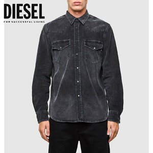 正規品/新品/未使用/Sサイズ■アウトレット品■タグ付き/定価30,800円■DIESEL ディーゼル メンズ 長袖 ストレッチ コーデュロイシャツ 787