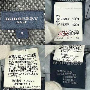 BURBERRY GOLF バーバリーゴルフ ジャンパー アウター メンズ ジャケット ノバチェック柄 ダブルジップ フード フード収納 ブラック 黒の画像8