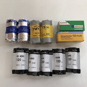 ☆未使用 期限切れカメラ用フィルム 11本 FUJIFILM NEPPAN 120 VELVA KODAK TMY TX 120 Ektachrome100PLUS カメラ用品 アクセサリー