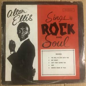 ALTON ELLIS Sings Rock Soul COXSONE оригинал 