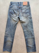 2000年代製 Levi's リーバイス Lot.502 28インチ ユーズド加工 ヴィンテージ加工 デニムパンツ ジーンズ レザーパッチ_画像5