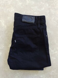 極美品 EDWIN LONDON BLACK SLIM Lot.1406 28インチ 日本製 LONDON SLIM JERSEYS ジャージーズ エドウィン 黒