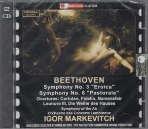 [2CD/Urania]ベートーヴェン:交響曲第3番変ホ長調Op.55他/I.マルケヴィチ&シンフォニー・オブ・ジ・エア 1957他