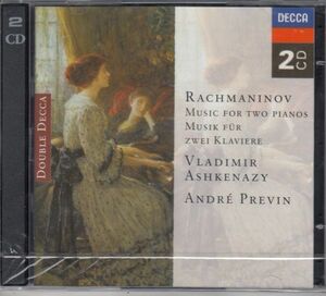 [2CD/Decca]ラフマニノフ:組曲第1番Op.5&組曲第2番Op.17他/V.アシュケナージ(p)&A.プレヴィン(p)