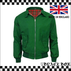 英国製 HARRINGTON JACKET スイングトップ ハリントンジャケット MODS モッズ ジャケット イギリス uk england イングランド BottleGreen L