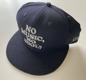 NO MUSIC, NO IDOL? navy cap キャップ 帽子 タワーレコード ネイビー