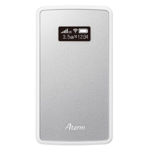 NEC Aterm PA-MP02LN-SA 予備バッテリー付 LTE モバイルルータ ホワイト SIMフリー【未開封新品】の画像2