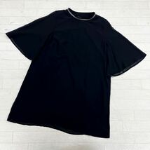 1430◎ ZARA BASIC ザラ ベーシック トップス 長袖 レース カジュアル 無地 ブラック レディース28_画像1