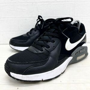 1393◎ NIKE AIR MAX ナイキ エアマックス 靴 シューズ スニーカー ローカット 部分 メッシュ カジュアル ブラック レディース24.5