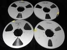 TEAC ティアック、SONY ソニー、Technics テクニクス 10号オープンリールテープ ジャンク品_画像1