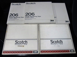 Scotch スコッチ 10号 オープンリールテープ 5本セット ジャンク品 アルミリール