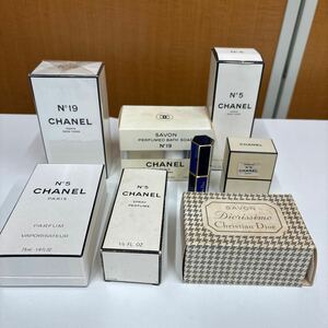 香水 コスメ まとめ 8点 CHANEL シャネル Dior ディオール メイク 石鹸　化粧品 レディース