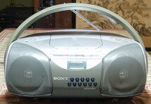 SONY CDラジカセ　CFD-S100 動作品・駆動ベルト交換・綺麗_画像1