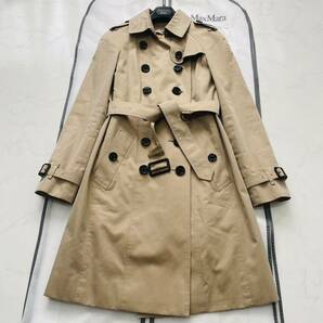 美品★BURBERRY LONDON★春の羽織り★ライナー付きトレンチコート 一番人気のハニーベージュ M相当 バーバリーロンドン 36 ノバチェックの画像3