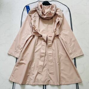 タグ付新品★BURBERRY★春～梅雨夏にも★超軽量トレンチコート★スプリングカラー★チェック★バーバリーブルーレーベルクレストブリッジ Mの画像8