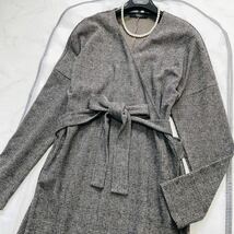 極美品★大きいサイズL★MaxMara★春の羽織り★サラっとしっとり★贅沢2wayカーディガン＊カシュクールワンピース マックスマーラ コート_画像4