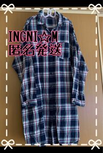 INGNIシャツワンピース INGNIトップス シャツワンピ イングトップス