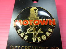 アメリカ　LAS VEGAS ラスベガス　MOTOWN モータウン　ピンズ ピンバッジ　中古_画像2