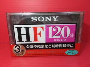 SONY　カセットテープ　ノーマル　120分　3本パック　3C-120HFA　フィルム未開封