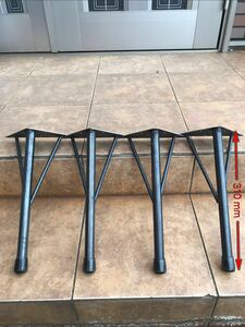 Art hand Auction (New Product) Iron Iron Legs Table Legs for Benches, handmade works, furniture, Chair, table, desk