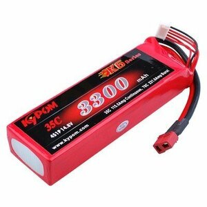 Kypom K6 14.8V 3300mAh 35C70C リポ バッテリー★ホビーショップ青空