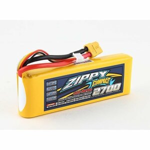 Compact 11.1V 2700mAh 60C70ClipoZIPPY* hobby shop blue empty 