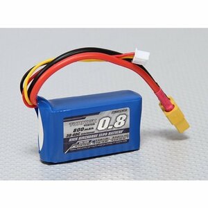 Turnigy 7.4V 800mAh 30C40Clipo battery * hobby shop blue empty 