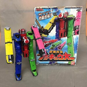 【中古品B】BANDAI(バンダイ) 烈車戦隊トッキュウジャー 烈車合体 DXトッキュウオー ※フミキリケン欠品/元箱破損あり(管理番号：063107)