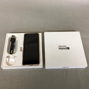 【中古品】Rakuten(楽天モバイル) Rakuten Hand 5G　P780　カラー：RED 利用制限「〇」128GB (管理番号：063109)