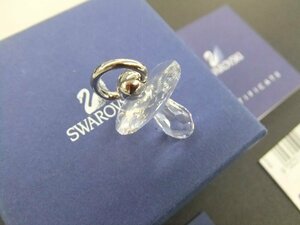 【中古品】SWAROVSKI　スワロフスキー クリスタル　ペンダント　A9460　おしゃぶり形　(管理番号：060105）