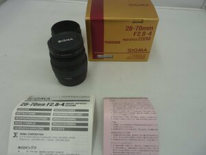 【中古品】SIGMA　28-70ｍｍ　Ｆ２．８－４　ＨＩＧＨ　ＳＰＥＥＤ　ＺＯＯＭ　レンズ　ミノルタマウント　（管理番号：060106）