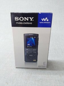 【ジャンク品】SONY デジタルミュージックプレーヤー NW-E063 4GB ブラック ウォークマン ※充電不可 (管理番号：049109)